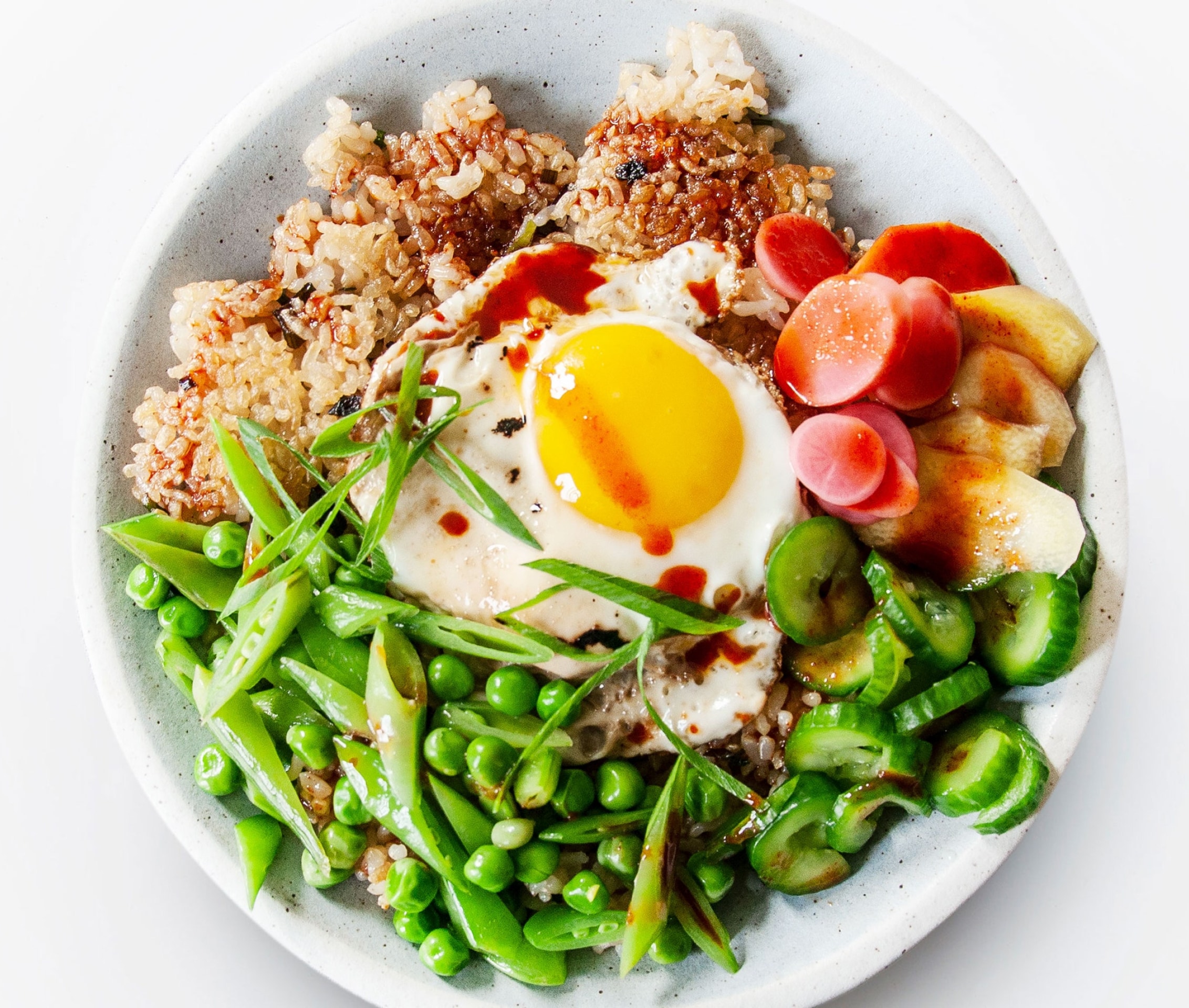 Image of Crispy Rice Bowl with Spring Vegetables