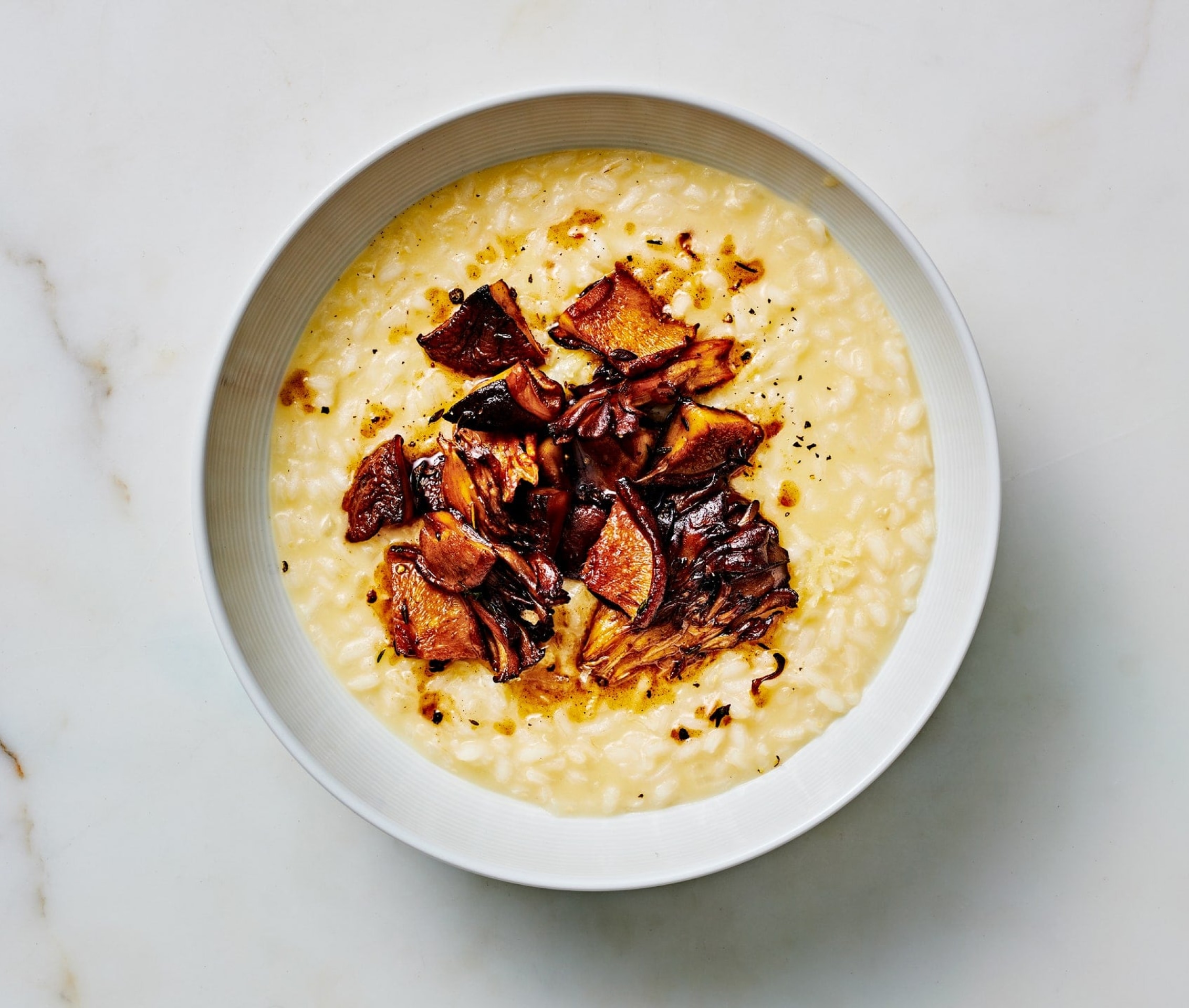 Image of Risotto with Mushrooms and Thyme